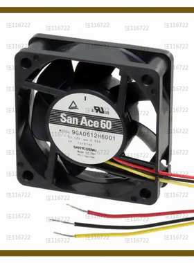 9WP0612H401【FAN AXIAL 60X25MM 12VDC WIRE】
