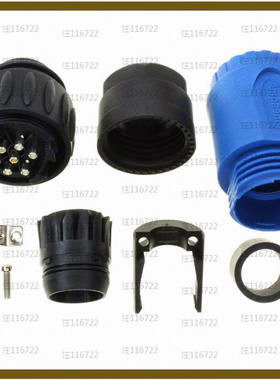 C01630H00611010【CONN PLUG MALE 7POS SILVER SLDR】