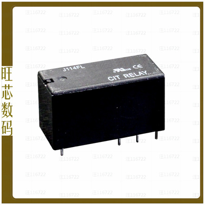 J114FL2CS824VDC.41【RELAY GEN PURPOSE DPDT 8A 24V】