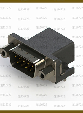 625-009-262-033【CONN D-SUB PLUG 9POS R/A SLDR】