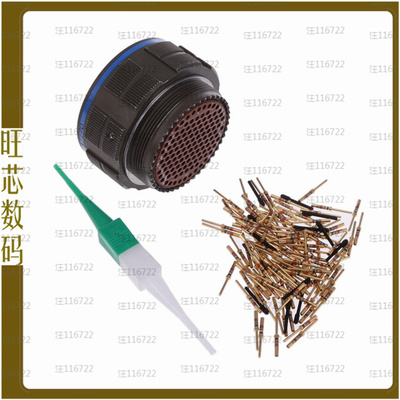 D38999/26WJ35PN【CONN PLUG MALE 128POS GOLD CRIMP】