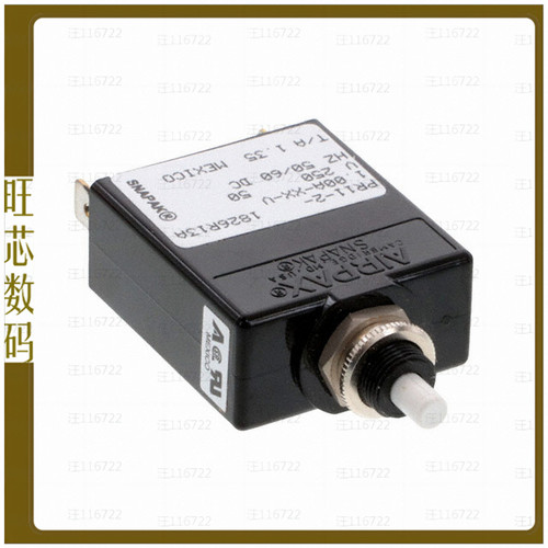 PR11-2-1.00A-XX-V【CIR BRKR MAG-HYDR 1A PUSH-RESET】
