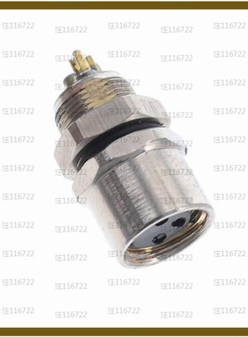 ALBKF08-FM8BR3-SL【BULKHEAD CONN. M8 FRONT MT. 3-PO】