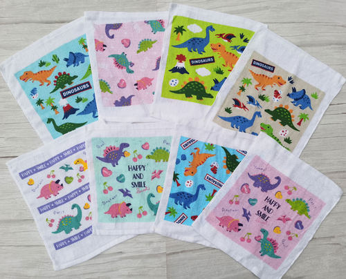 卡通儿童毛巾大方巾日本纯棉