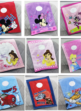 29x39cm外贸卡通纯棉全棉擦手洗脸吸水长毛巾清洁抹布(处理)