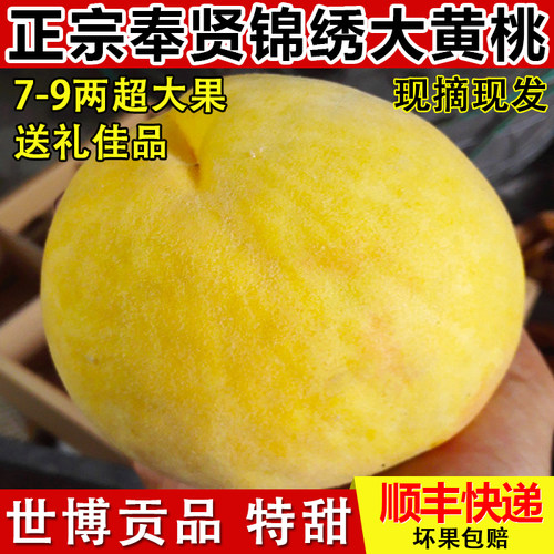 光明锦绣黄桃上海奉贤甘甜多汁