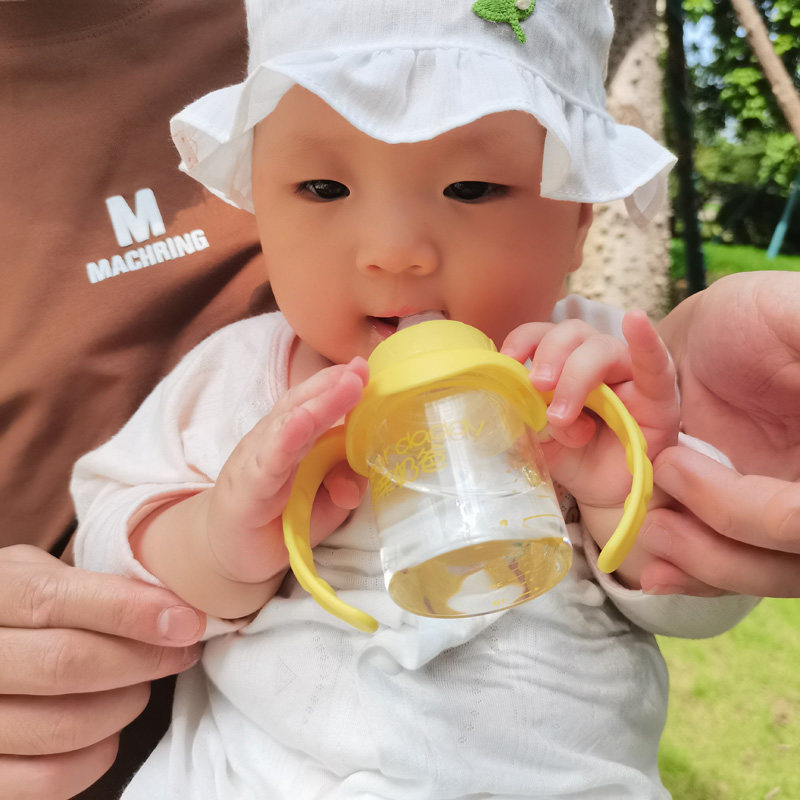 婴儿玻璃迷你果汁小奶瓶新生儿宝宝喂药防胀气喝水奶瓶60毫升小号