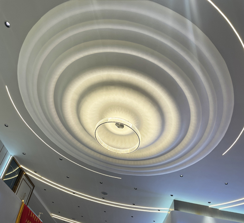 风生水涟漪石膏grg吊顶天花板