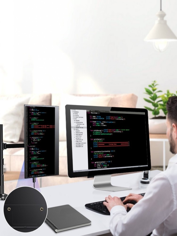 165HZ 하이 브러시 15.6인치 2K 휴대용 모니터 XBOX PS4 컴퓨터 외부 확장 보조 화면 NS 프로젝션