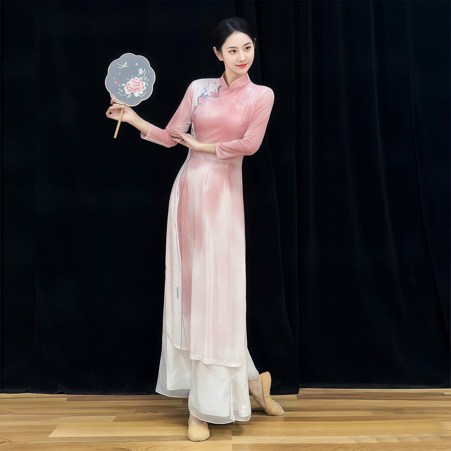 古典舞练功服仙气飘逸纱衣舞蹈服