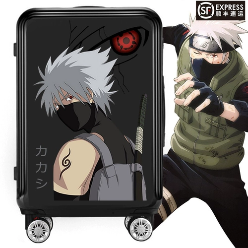 Наруто, трендовый мультяшный милый брендовый чемодан для мальчиков, в корейском стиле