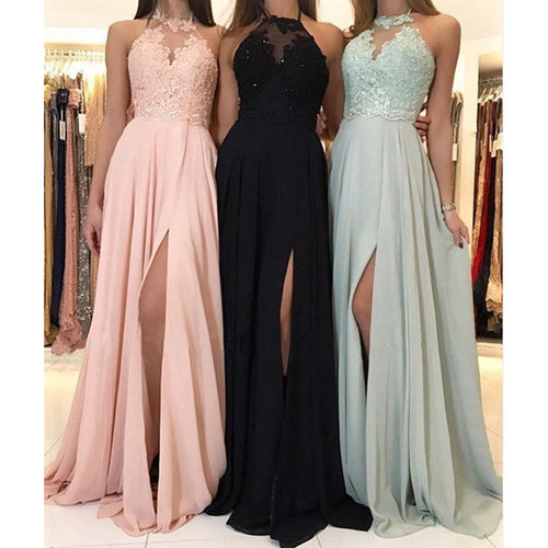 NeckchiffondressPROMgow