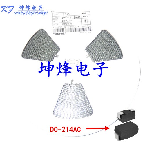 （整盘）ES1D SF14 封装SMA 快恢复二极管 1A 200V 一盘=2000个
