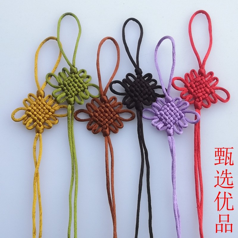 中国结挂件小装饰6盘配饰半成品