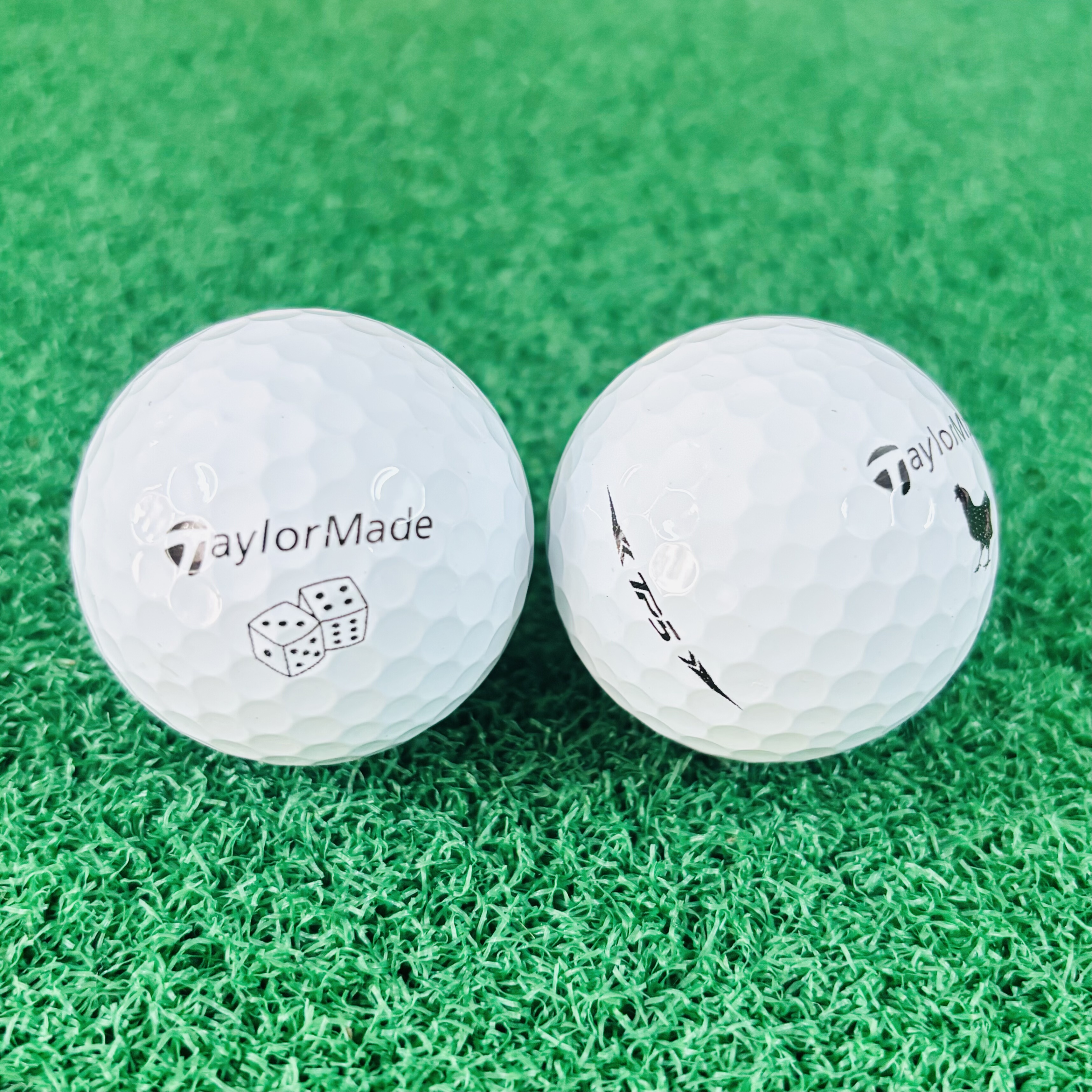 高尔夫球五层球Taylormade泰勒梅 TP5 TPX Pix球下场二手比赛球