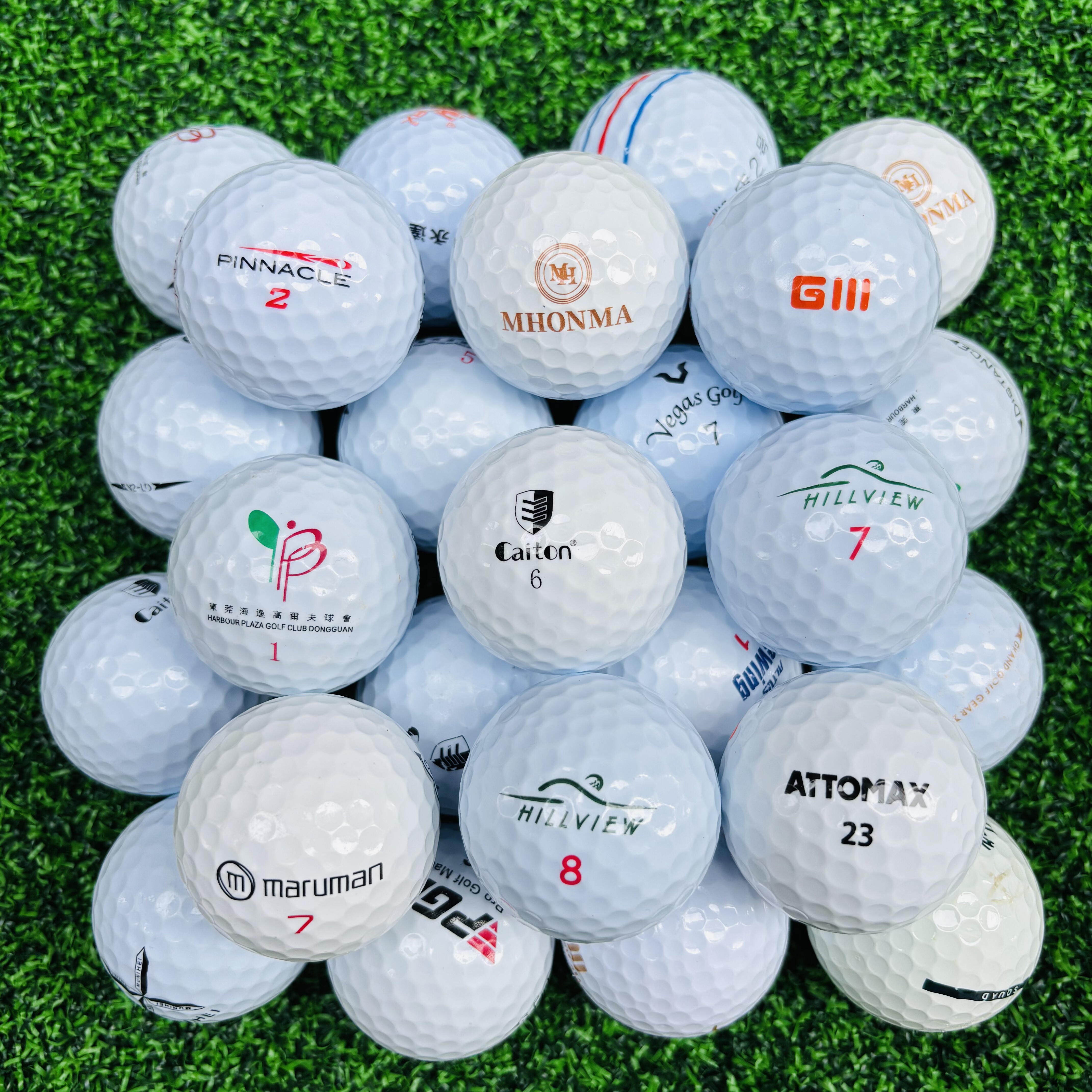 高尔夫球二手球二三层球远距离比赛下场练习优质二手高尔夫球