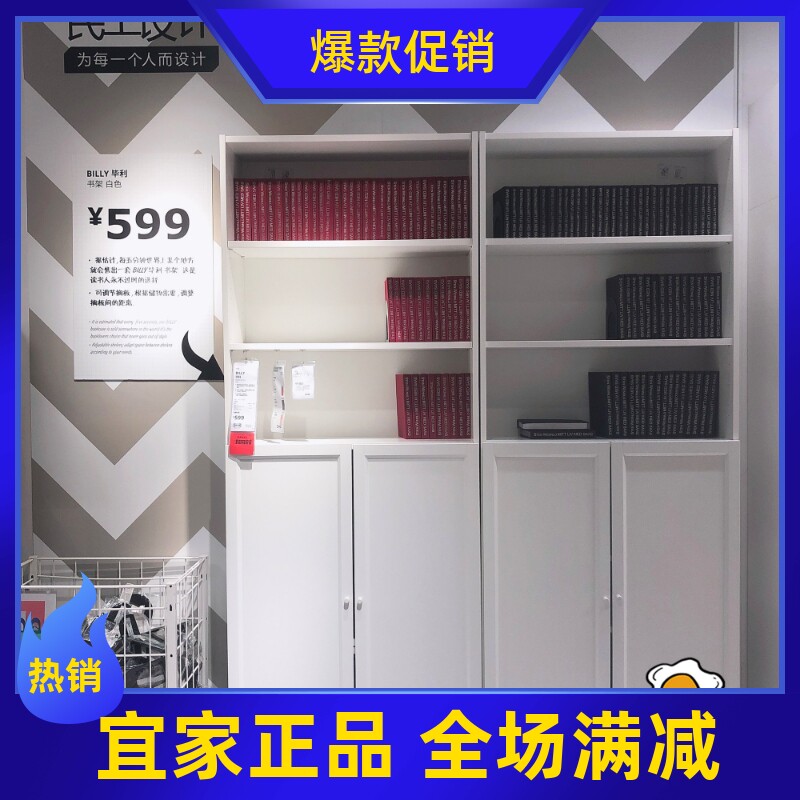 书柜书架带门可组合书柜