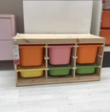 Домашняя Ikea приобрела Shushate Shelf для детских хранения