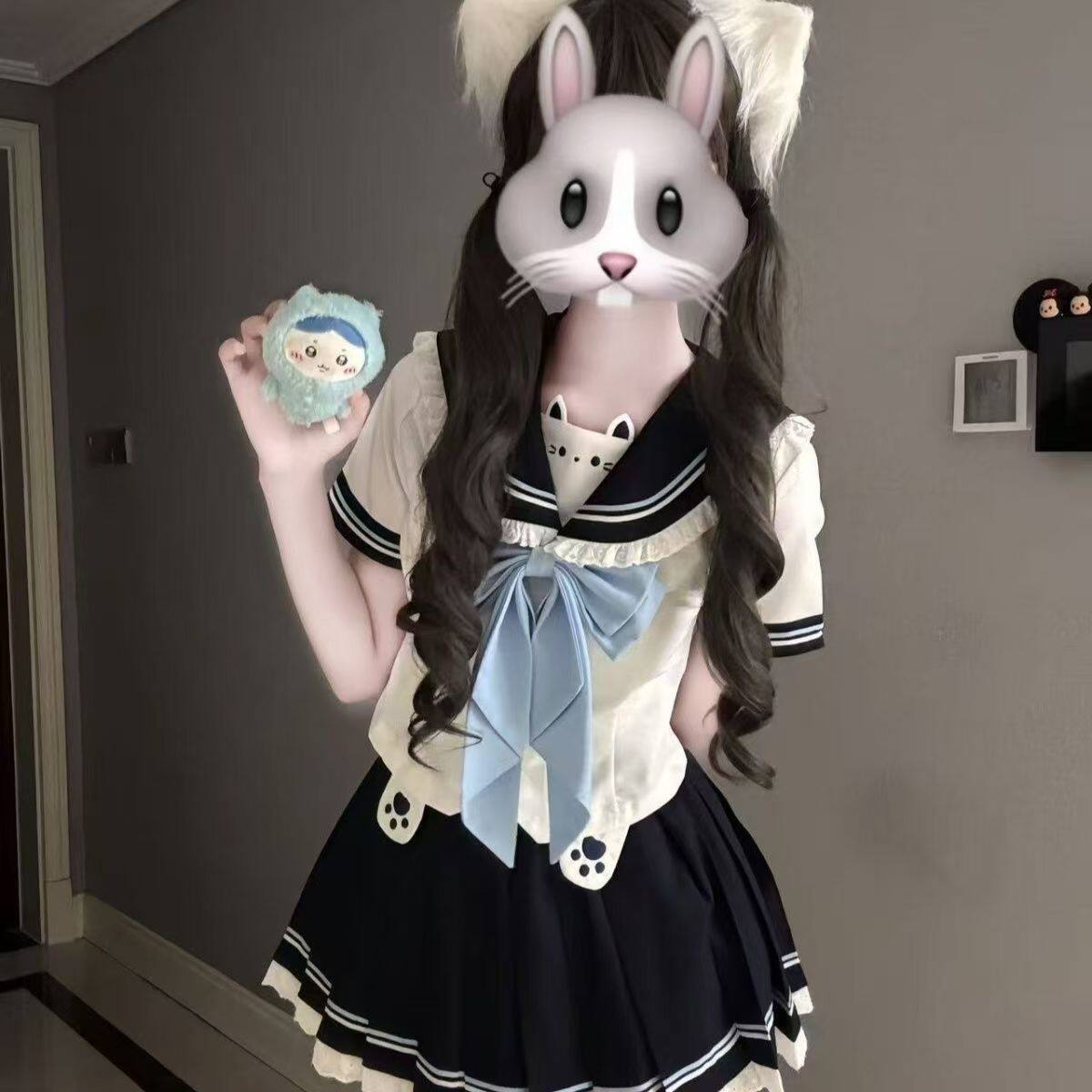 新款JK【喵盐奶芙】原创正版JK水手服套装日系秋季甜美可爱风