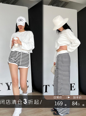 【清仓】时髦运动休闲卫衣长裤短裤三件套春夏新款日常百搭套装