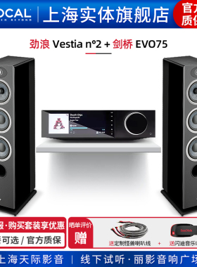 【实体旗舰店】法国劲浪Focal Vestia N2+剑桥EVO75 落地音箱套装