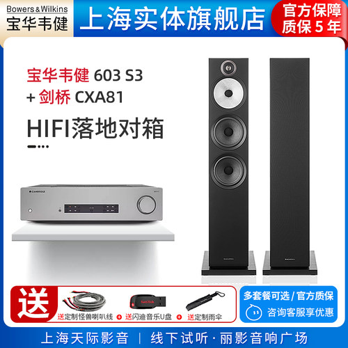 宝华韦健发烧级HiFi落地音箱套装