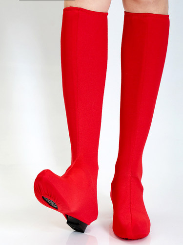 成人舞蹈鞋套蒙古藏族演出服舞台