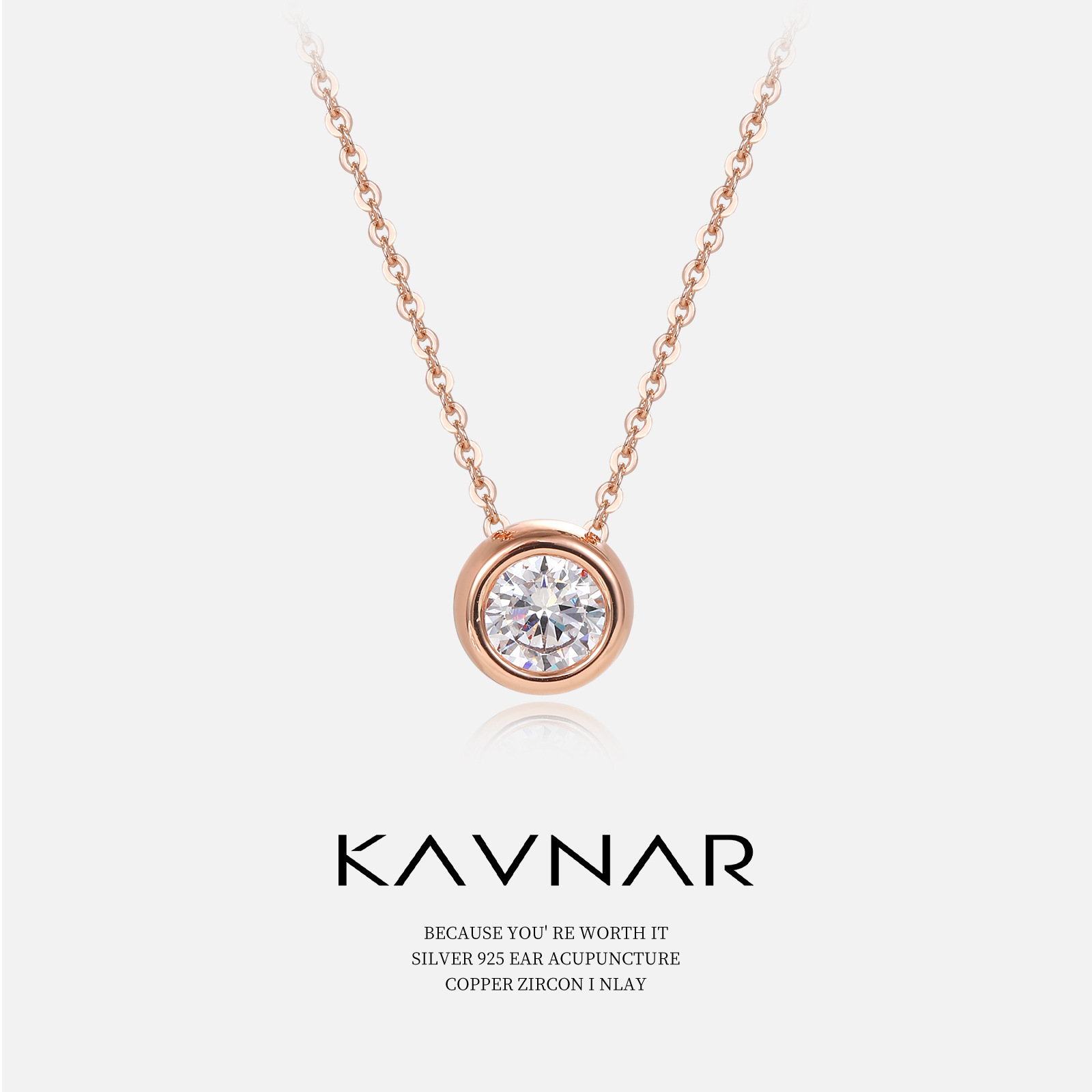 原创设计水泡泡吊坠锁骨镶锆石简约链项链轻奢高级感秋冬毛衣链