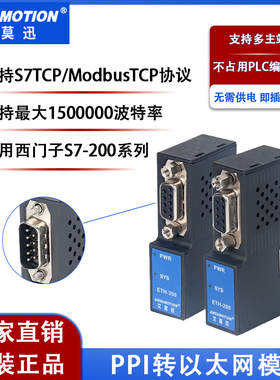 适用西门子S7-200/300PLC转以太网模块MPI/PPI/DP转TCP通讯处理器