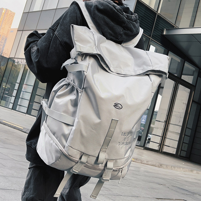 休闲潮牌双肩篮球包学生书包旅行