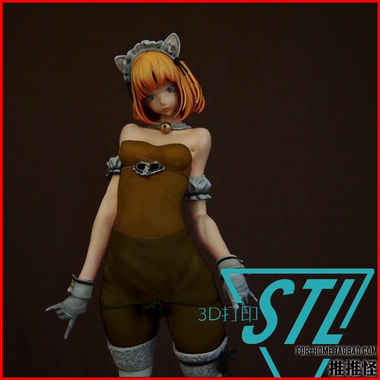 Stepgirl-CAT猫女産婦人科M（日本原版3D文件）打印模型stl数据