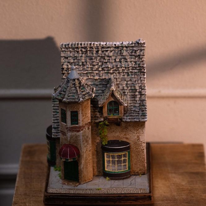 diy微观臻慕6分中古风微缩娃屋