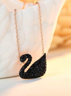 chomelstar经典红天鹅女士项链