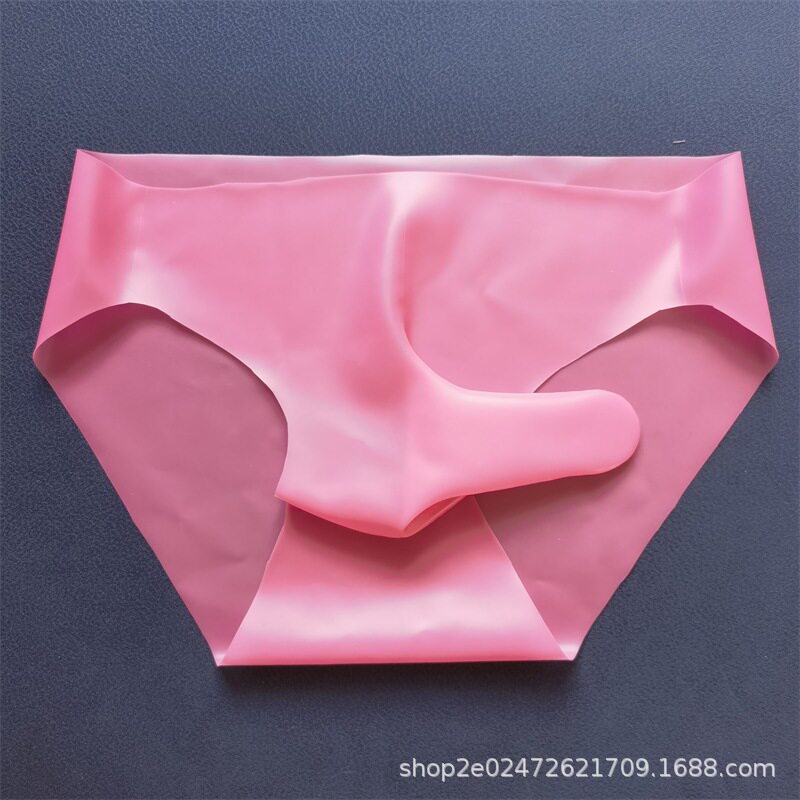 乳胶皮男士JJ套胶皮枪弹分离自撸防漏胶衣伪娘飞机套套内裤