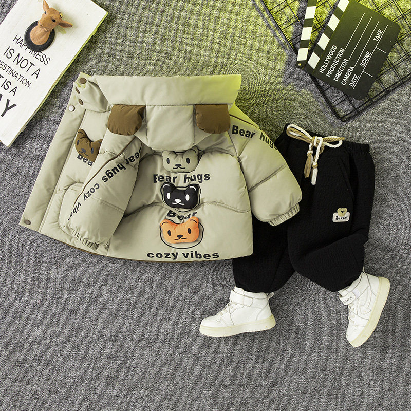 男童棉衣2025新款冬季宝宝羽绒棉袄加绒加厚女孩保暖套装儿童外套,童装/婴儿装/亲子装,棉袄/棉服,淘宝优惠券,粉丝福利购,淘宝优惠卷