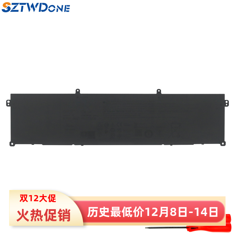 适用戴尔外星人Alienware X16 R1 M02R0 MO2R0 90WH 笔记本电池