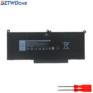 7290 7380 7390 适用戴尔 7490 E7280 7480 F3YGT电池 Latitude