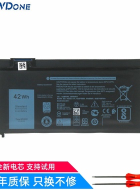 适用 戴尔 P69G P74G P58F P70F P75F P61F P66F P92G 笔记本电池