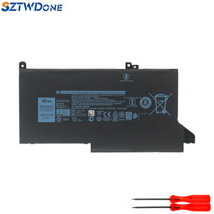 7290 7390 DJ1J0 Latitude 电池 P73G 7280 P28S 适用戴尔 7480