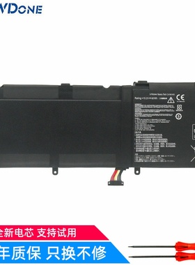适用华硕C41N1416 UX501J/LW N501L/JW G601J/JW G60J 笔记本电池