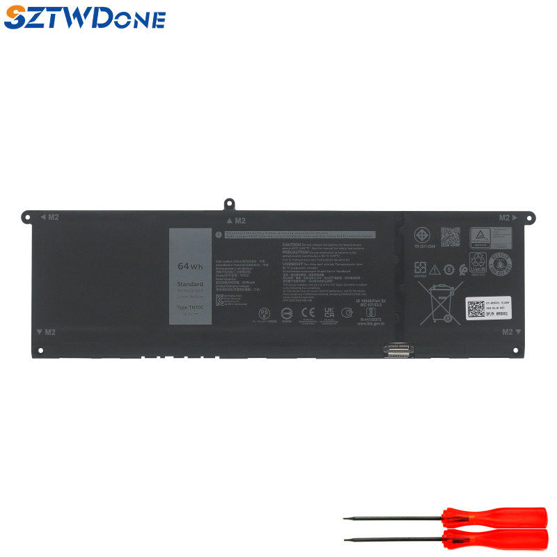适用戴尔DELL inspiron 14 plus 7420 7430 TN70C 64WH笔记本电池