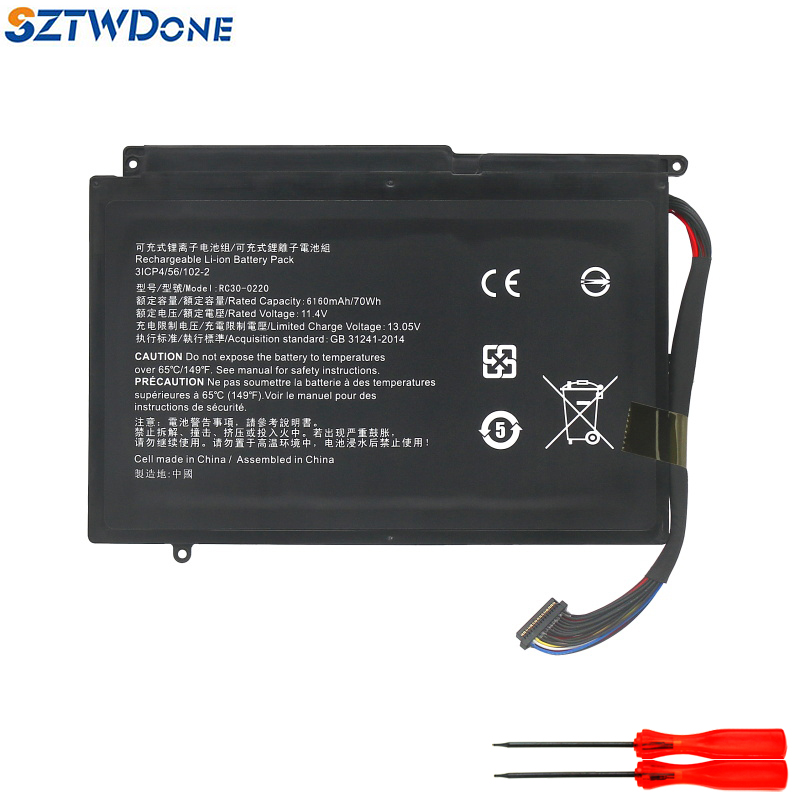 适用雷蛇灵刃17RZ09-0220电池