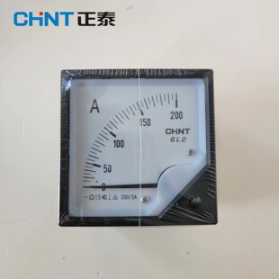 正泰安装式电压表6L2-V/A 指针式电流表250V 300V 450V 500V直通
