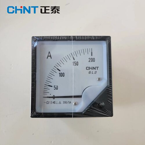 正泰安装式电压表6L2-V/A 指针式电流表250V 300V 450V 500V直通