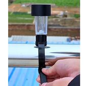 太阳能户外庭院灯阳台栏杆装 饰氛露台防水LED小夜灯氛围感挂灯