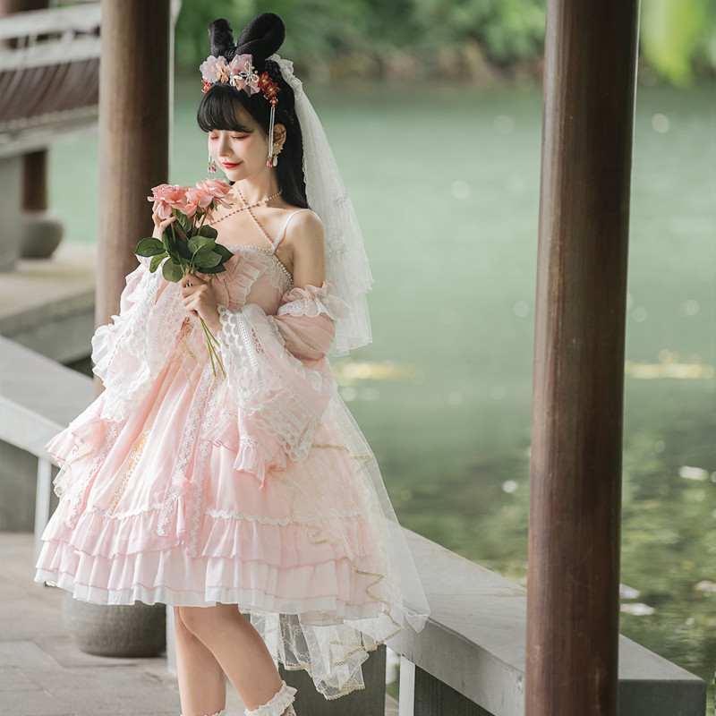 【小物页面】千千结中华风Lolita裙JSK九夜岛华丽款中华风花嫁