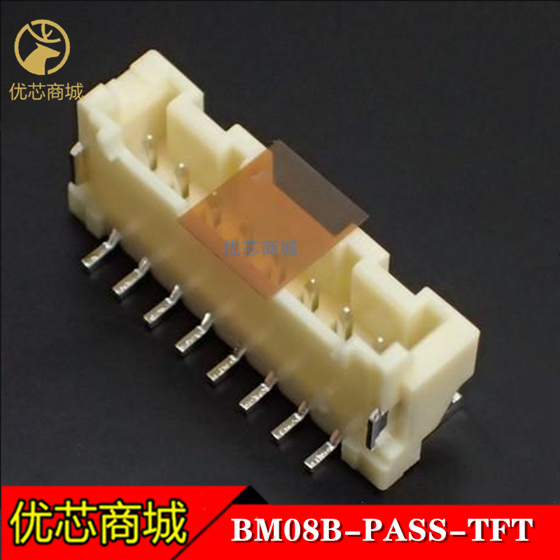 BM08B-PASS-TFT JST连接器 BM08B-PASS-TFT(LF)(SN) 插座针座8P