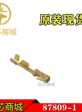 TE/AMP泰科连接器 87809-1 压接端子 线规22-26AWG 原装插针现货