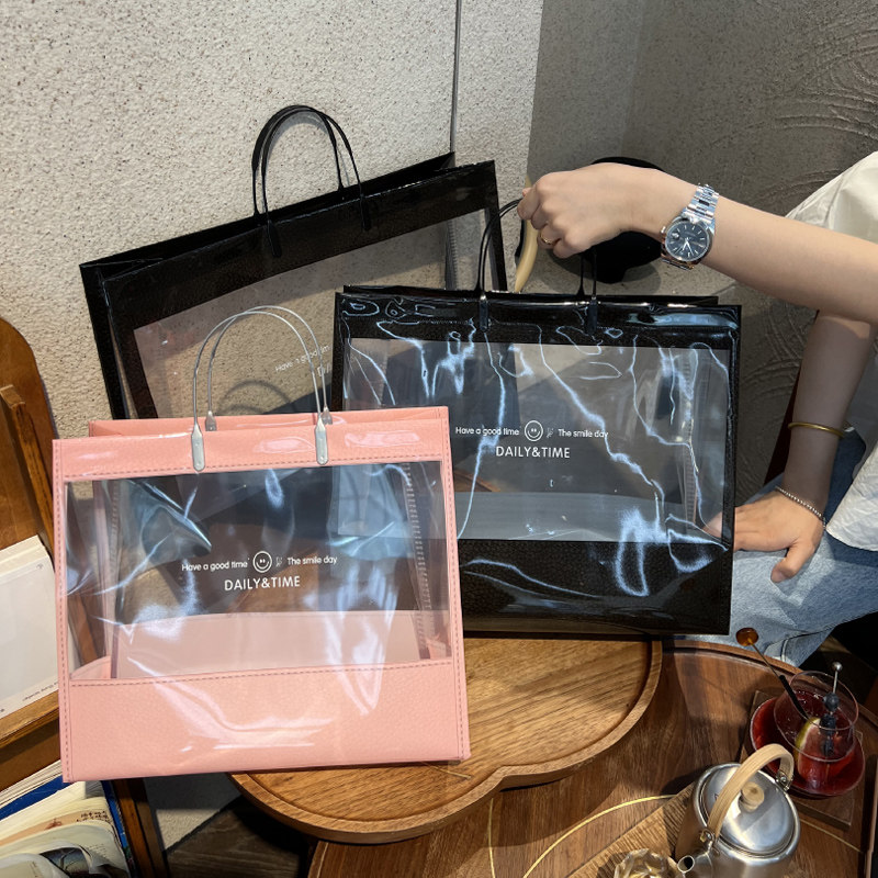 复合塑料服装店新款手提袋防水包装袋童装塑料礼品袋大号袋子