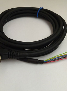 工业相机8芯弯头电源触发线 大恒 康耐视basler 6芯弯头CCD电源线